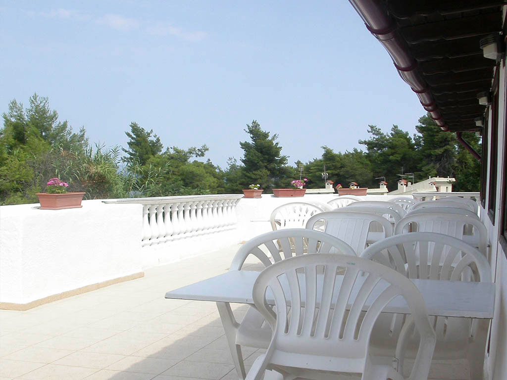 Grcka hoteli letovanje, Kriopigi,Halkidiki,Kassandra Bay hotel,terasa