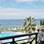 Grcka hoteli letovanje, Halkidiki, Elia Beach,Acrotel Lily Ann Beach,pogled sa terase