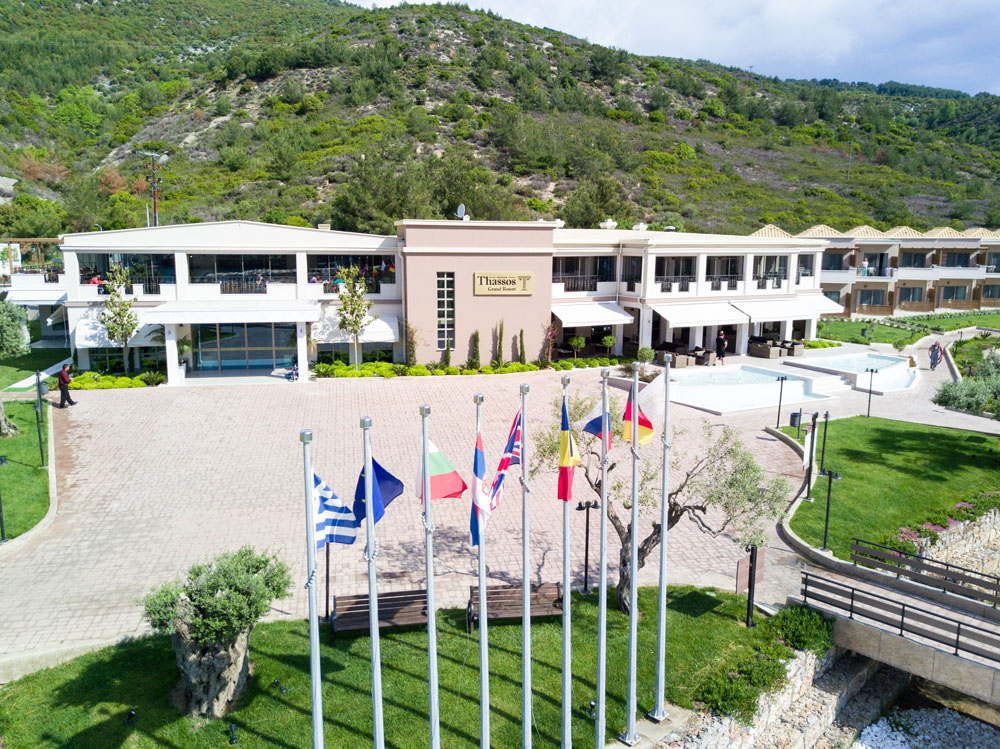Grcka hoteli letovanje, Tasos, Agios Ioannis, Hotel Thassos Grand Resort, ulaz