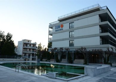 Grcka hoteli letovanje, Agia Triada, Sun Beach,spolja