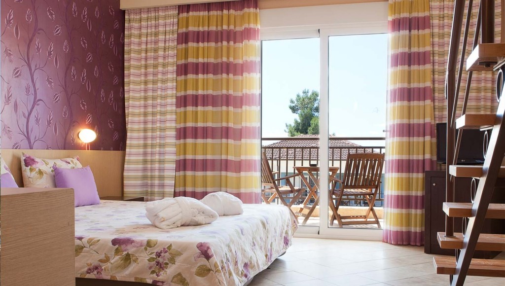 Grcka hoteli letovanje, Tasos, Potos, Hotel Alexandra Beach&Spa, izgled hotelske sobe