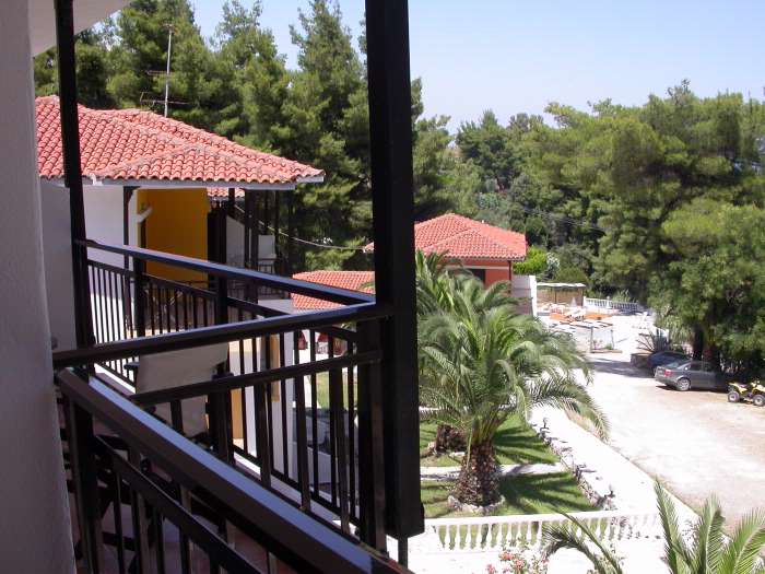 Grcka hoteli letovanje, Kriopigi,Halkidiki,Kassandra Bay village,pogled sa balkona