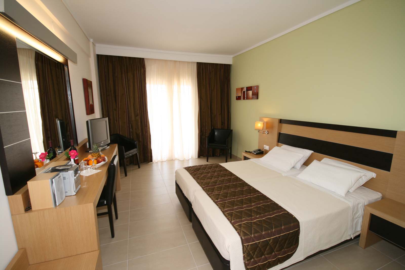 Grcka hoteli letovanje, Halkidiki, Lagomandra Beach, izgled sobe