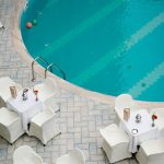 Grcka hoteli letovanje, Paralia, Mediterranean Resort,restoran kod bazena