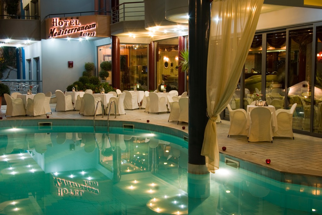 Grcka hoteli letovanje, Paralia, Mediterranean Resort,bar kod bazena