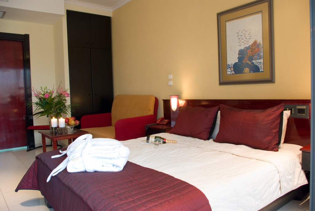 Grcka hoteli letovanje, Paralia, Mediterranean Resort,izgled sobe