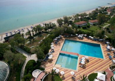Grcka hoteli letovanje, Halkidiki, Kalithea,Pallini Beach,panoramski izgled