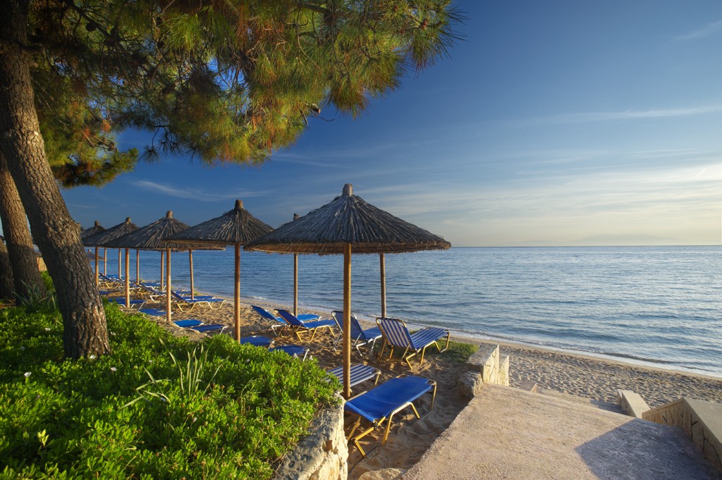 Grcka hoteli letovanje, Nea Potidea,Halkidiki,Portes Beach,deo plaže