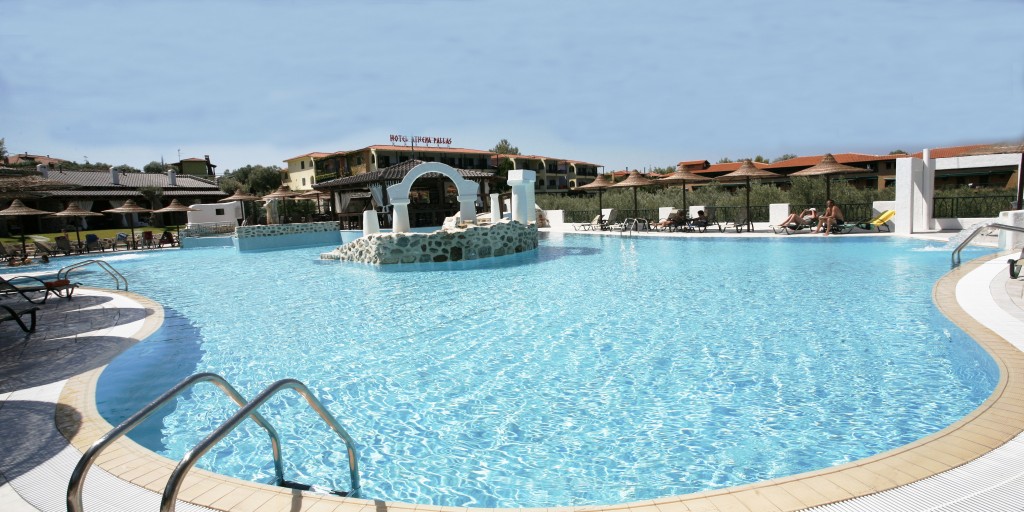 Grcka hoteli letovanje, Halkidiki, Elia Beach,Athena Pallas village,bazen