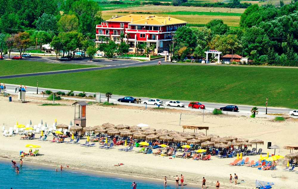 Grcka hoteli letovanje, Paralia, Mediterranean Princess, panaromski snimak