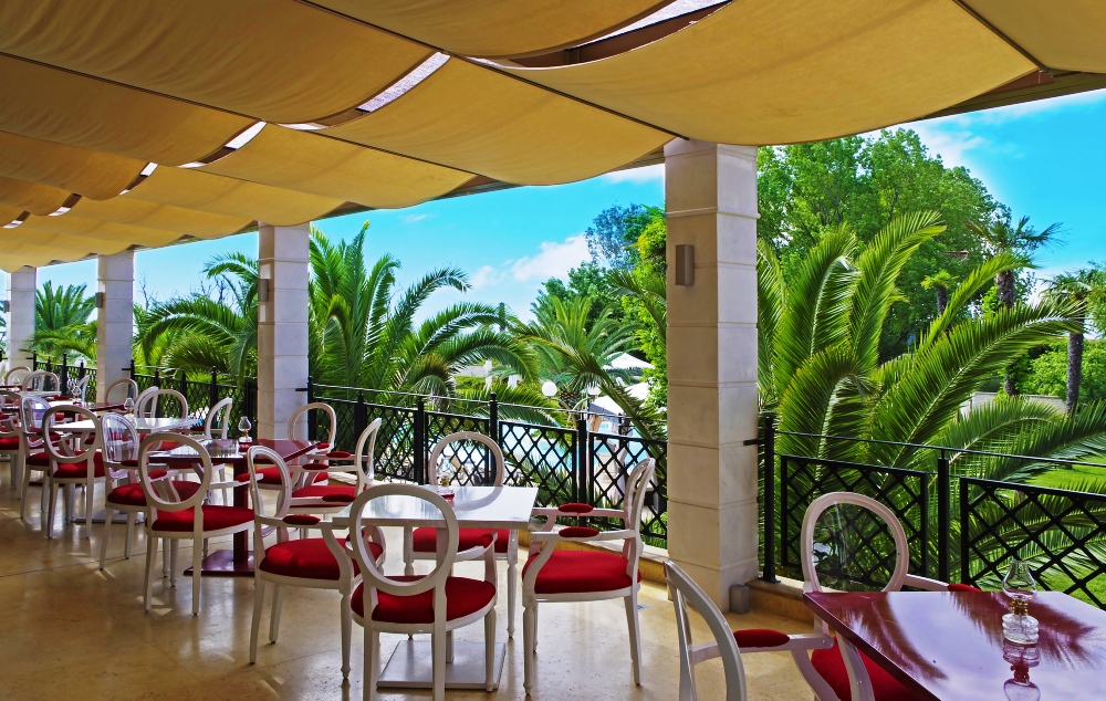 Grcka hoteli letovanje, Paralia, Mediterranean Princess, basta