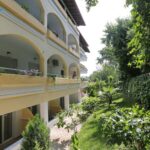 Grcka hoteli letovanje, Halkidiki, Hanioti,Tropical,bašta