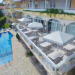 Grcka hoteli letovanje, Halkidiki, Hanioti,Tropical,bazen i terasa