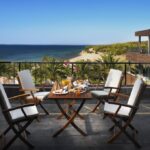 Grcka hoteli letovanje, Halkidiki,Metamorfosi,Blue Dolphin,terasa sa pogledom na more