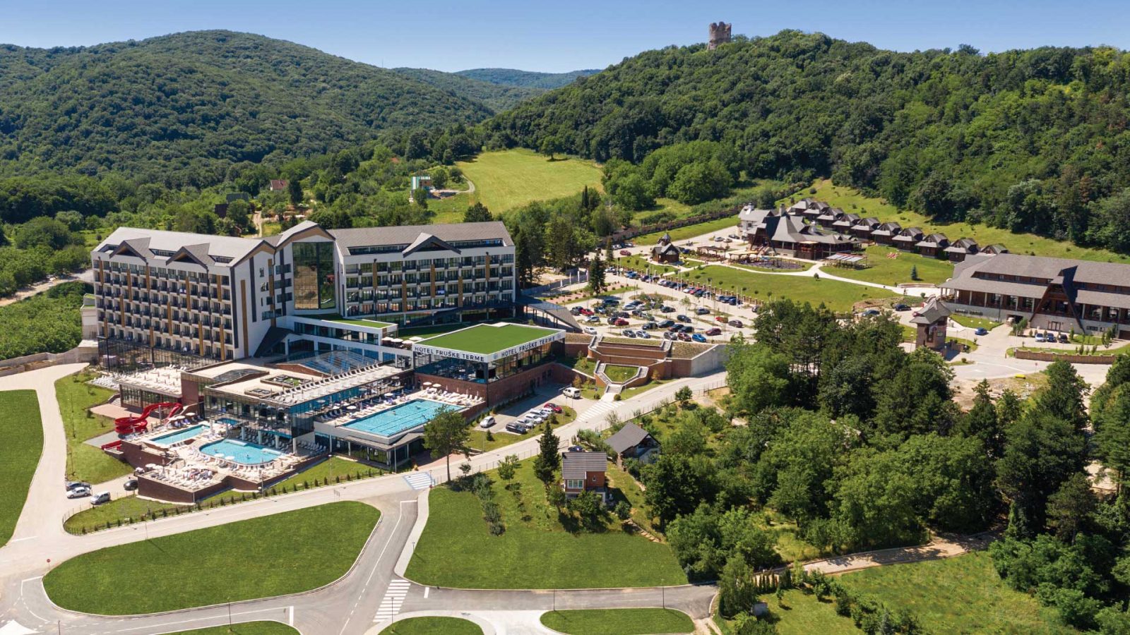 Banje,Banja Vrdnik, smeštaj, Hotel Resort Fruške Terme, panorama