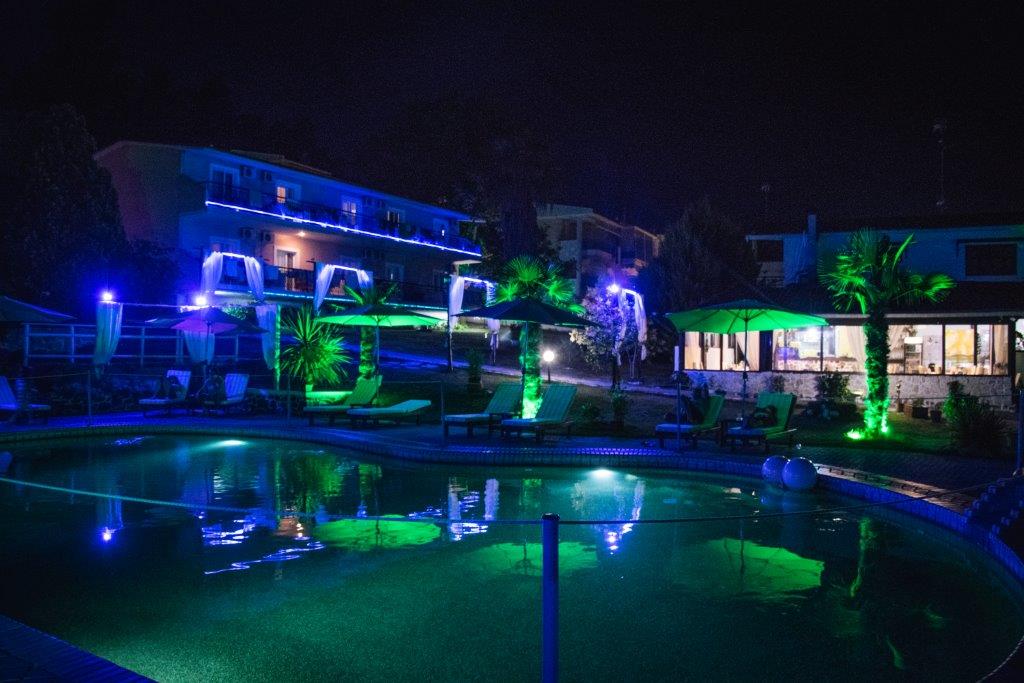 Grcka hoteli letovanje, Halkidiki, Siviri,Jenny,noćna panorama
