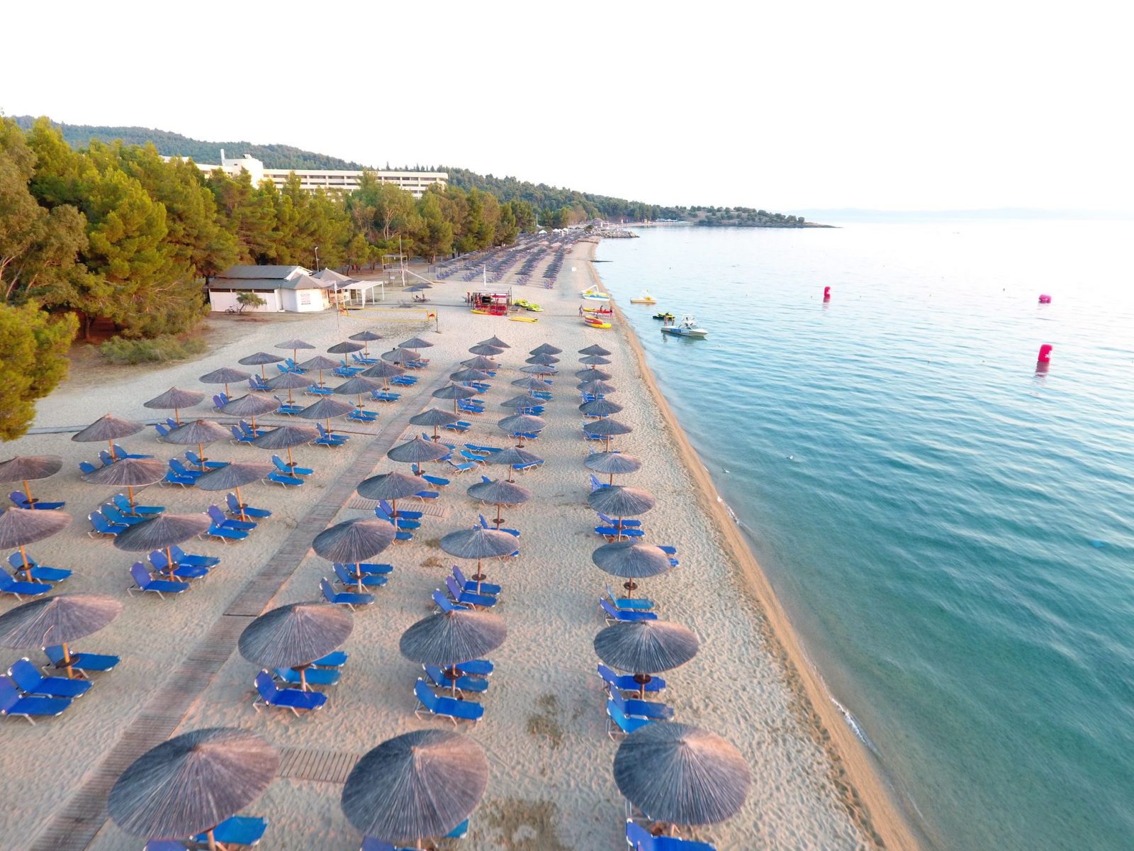 Grcka hoteli leto, Halkidiki, Neos Marmaras, Porto Carras, plaža