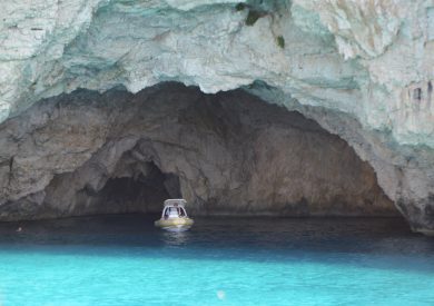 Antipaksos - pećina, jonska obala apartmani, leto Grčka