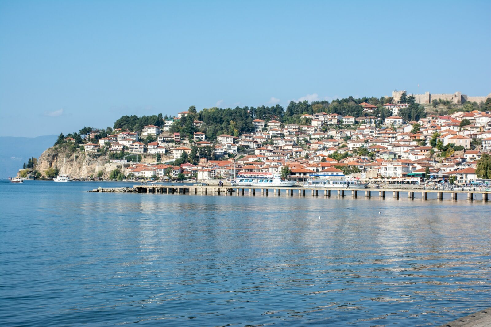Putovanje ohrid, put u ohrid, evropski gradovi, autobusom, panorama sa vožnje brodom