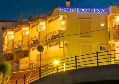 Grcka hoteli letovanje, Tasos, Limennaria,hotel Ralitsa,eksterijer