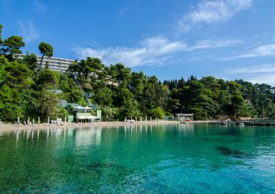 Grcka hoteli letovanje, Krf, ,Kanoni, Corfu Holiday Palace,panorama plaže