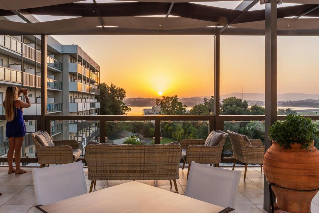 Grcka hoteli letovanje, Krf, ,Kanoni, hotel Ariti Grand,pogled iz hotela