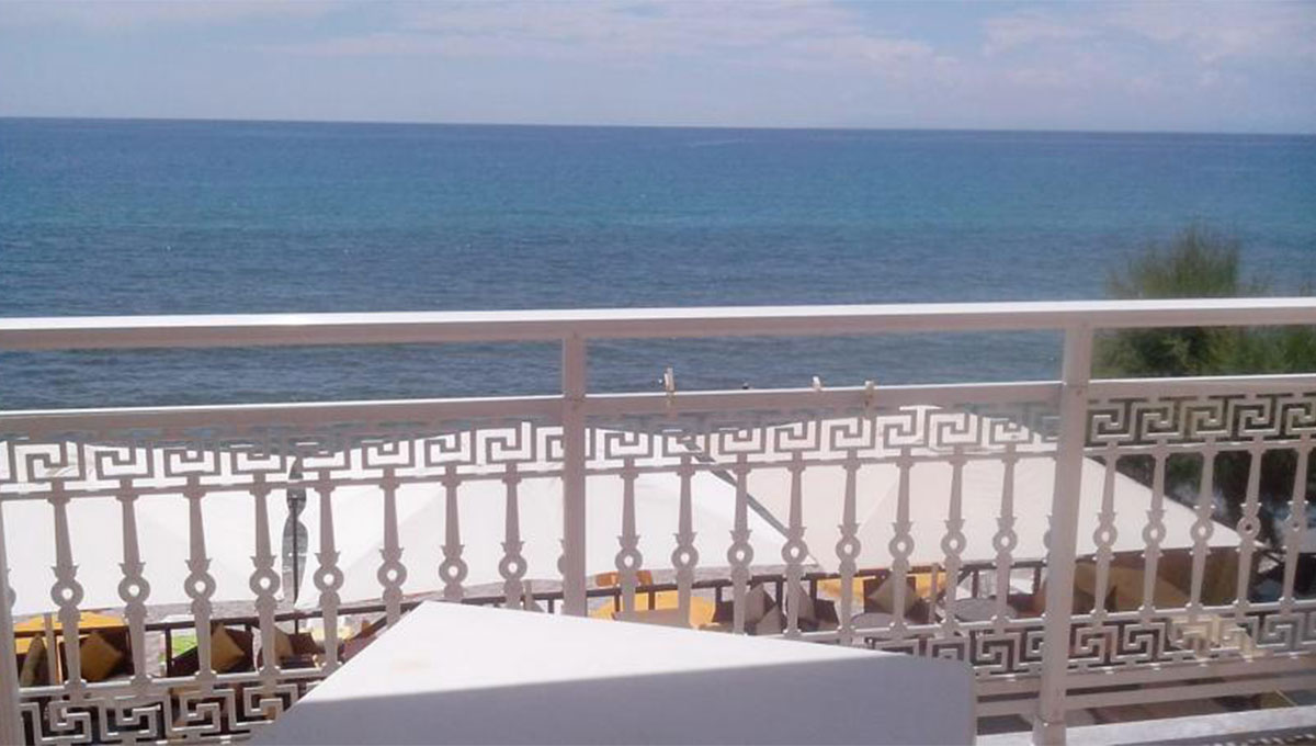 Grcka hoteli letovanje, Tasos, Limennaria,hotel Ralitsa, pogled na moree iz hotela