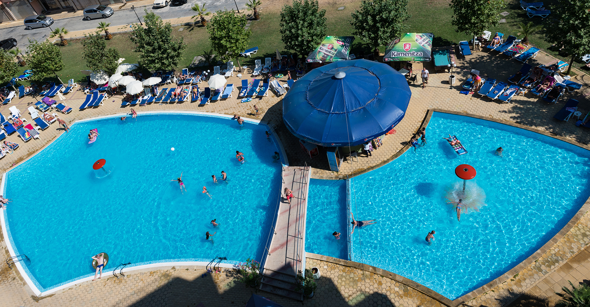 Letovanje Bugarska autobusom, Sunčev breg, Hotel Ivana Palace, izgled hotelskog bazena