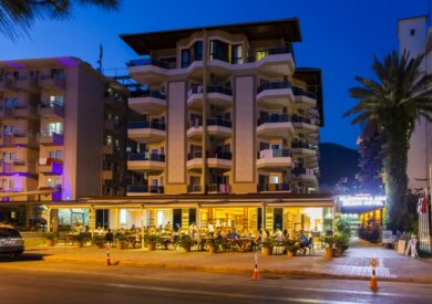 Letovanje Turska,avionom, Alanja, hotel Kleopatra ada Beach, spoljašnji izgled