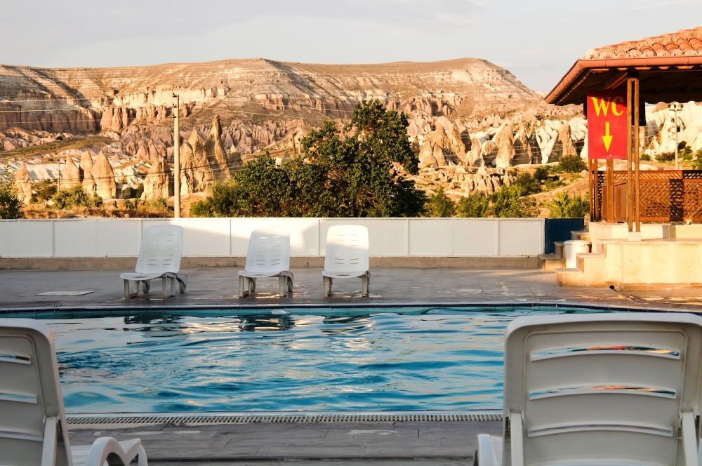 Putovanje Velika Turska tura, evropski gradovi, avionom,Kapadokija – Ankara ,,hotel Ciner,pogled na bazen