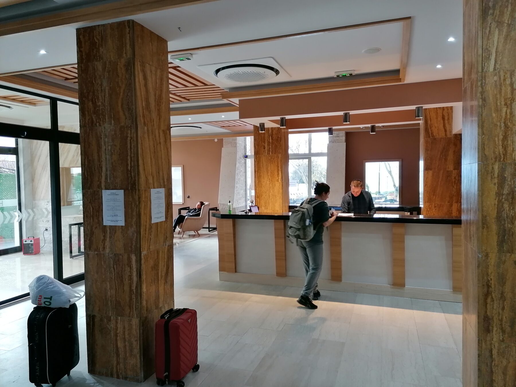 Putovanje Ohrid, evropski gradovi, hotel Nova Riviera,recepcija