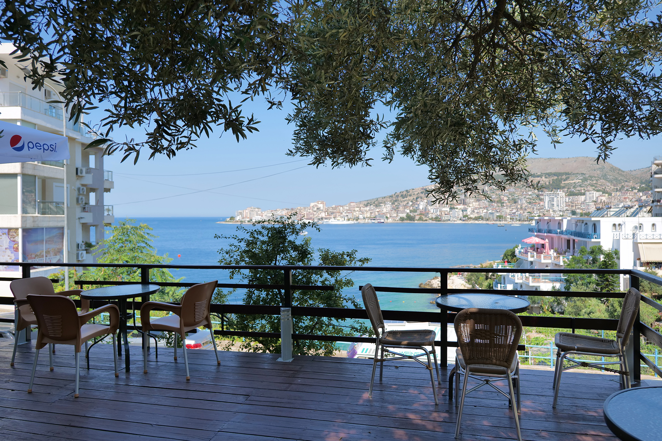 Letovanje Albanija autobusom, Saranda, hotel Edola, pogled na more iz hotela