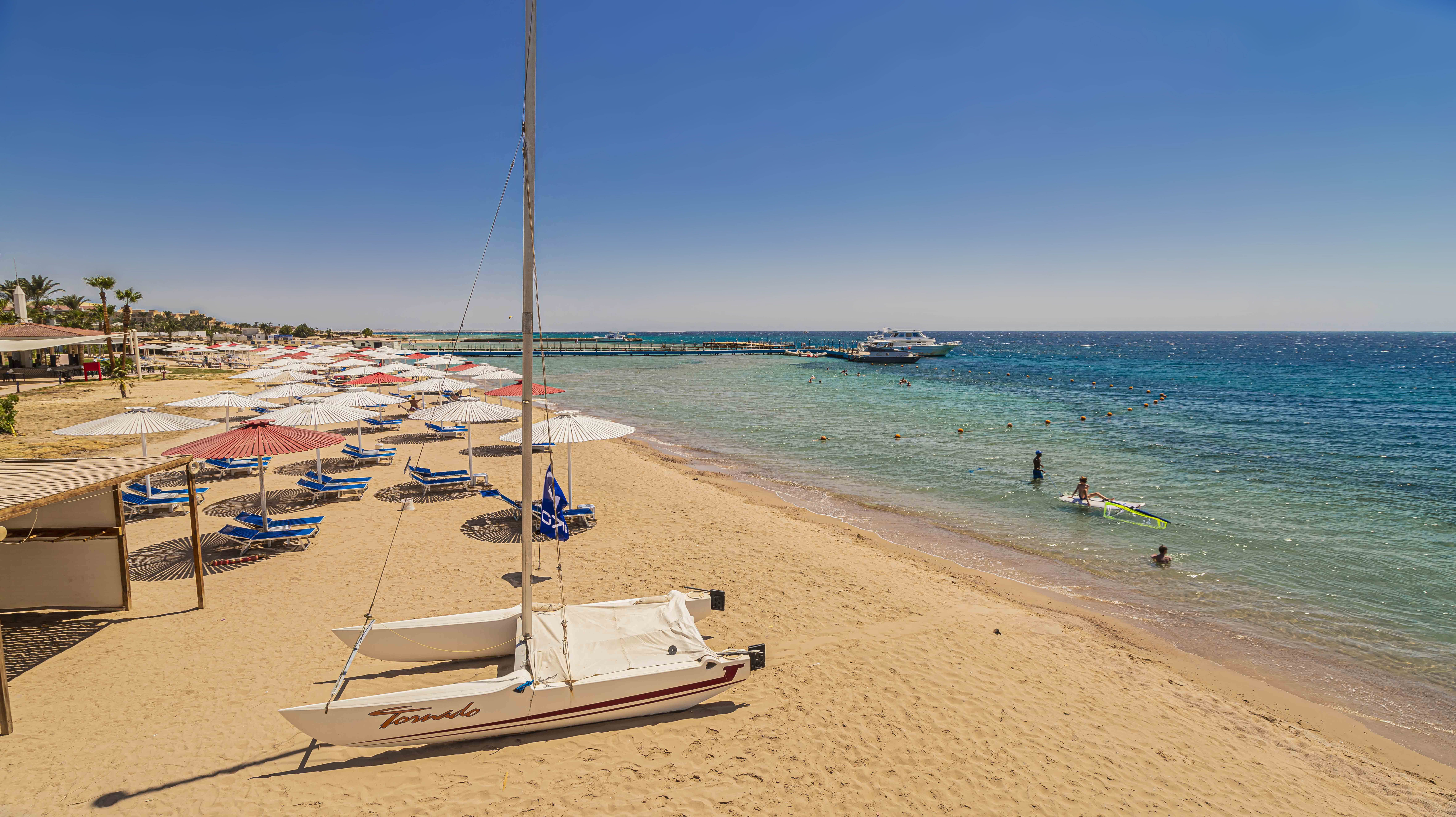 Letovanje Egipat avionom, Soma Bay, Hotel Amarina Abu Soma Resort & Aqua Park, plaža
