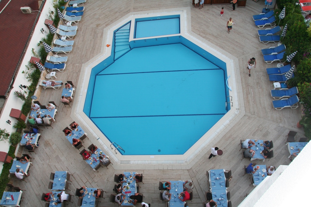 Letovanje Turska,avionom, Alanja, hotel Elysee Beach, izgled bazena