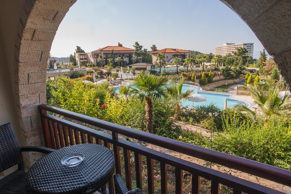 Grcka hoteli letovanje, Kriopigi,Halkidiki,Aegean Melathron Thalasso Spa, pogled sa terase