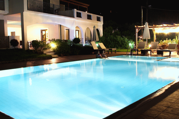 Grcka hoteli letovanje, Lefkada, Nikiana, Hotel Eleana, bazen