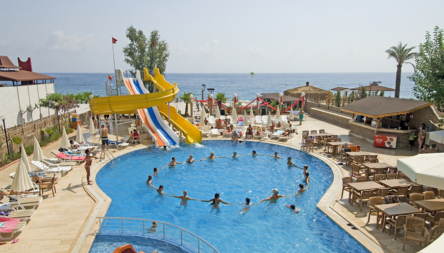 Letovanje Turska,avionom, Antalija, Kemer, Club Hotel Sunbel, bazen