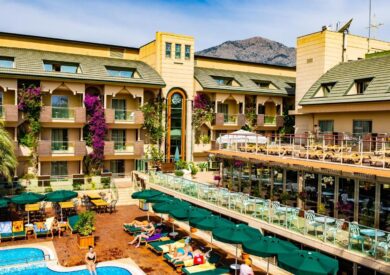 Letovanje Turska,avionom, Antalija, Kemer, hotel Ambassador Plaza, sa balkona