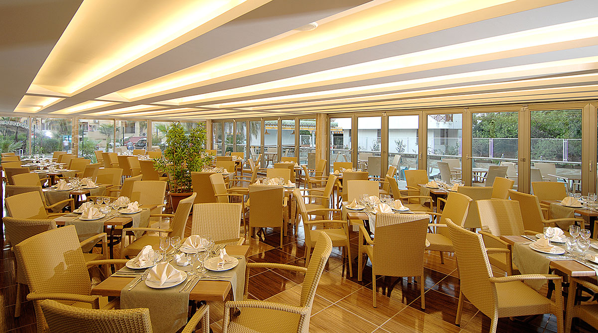Letovanje Turska,avionom, Antalija, Kemer, hotel Ambassador Plaza, izgled restorana