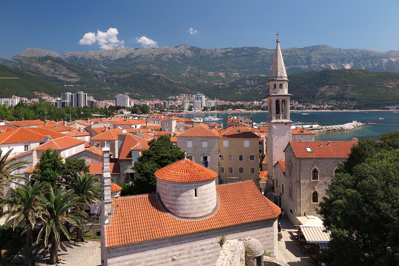 Budva, evropski gradovi, putovanje, stari grad